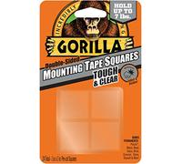 Gorilla Double-Sided Mounting Squares 24/Pkg-Clear 1"X1"