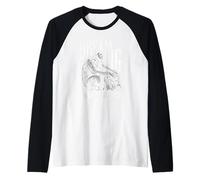 Gorilla Dream Big Work Hard Motivational Hustle Raglan Baseball Tee