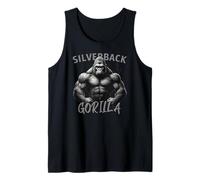 Gorilla Face Angry Growling Scary Silverback Gorilla Tank Top