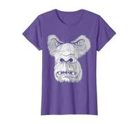 Gorilla Face Big Funny Scary Lazy Costume T-Shirt
