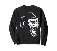 Gorilla Face Design Gorilla Sweatshirt