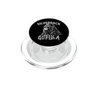 Gorilla Face Monkey Angry Growling Scary Silverback Gorilla PopSockets PopGrip for MagSafe