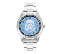 Gorilla Face Watch Stainless Steel Band Watch Dress Watch Digital Wrist Watch Analog Quartz Watch for Unisex