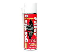 Gorilla Filler 500ml - Expanding Foam Filler | Weatherproof - Ideal for Pipes, Windows, Doors (For Internal & External Use) 500ml