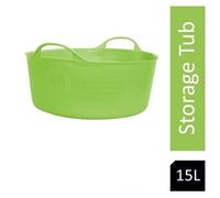 Red Gorilla Small Shallow Flexible Tubs - Pistachio - 15 litre