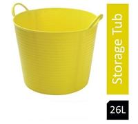 Red Gorilla SP26Y Gorilla Tub® Medium 26 Litre - Yellow