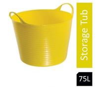 Red Gorilla Gorilla Tub 75 Litre Extra Large Yellow
