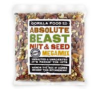 Gorilla Food Co. Absolute Beast Mixed Nuts & Seeds - 800g | Raw | Unsalted | 10 Nut & Seed Mix | Resealable Pack