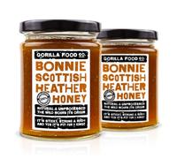 Gorilla Food Co. Bonnie Scottish Heather Honey - 2 x 340g (2 Jars) | Raw | Unprocessed