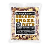 Gorilla Food Co. Broken Brazil Nuts - 200g | Raw | Shelled | Unsalted