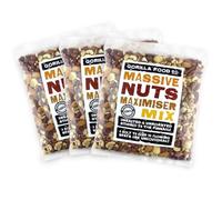 Gorilla Food Co. Massive Nuts Maximiser Deluxe Mixed Nuts (w/Macadamias) - 2.4kg (3 Packs) | Raw | Unsalted | 10 Nut Mix | Resealable Pack