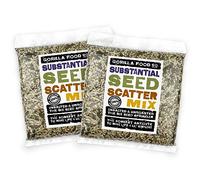 Gorilla Food Co. Substantial Seed Scatter Mix - 1.6kg (2 x 800g) | Raw | High Protein | Resealable Pack