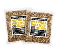 Gorilla Food Co. Walnut Halves - 1.6kg (2 x 800g) | Light | Raw | Californian