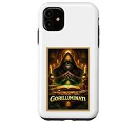 Gorilla Funny Ape Animal Secret Parody Society Art Poster Case for iPhone 11