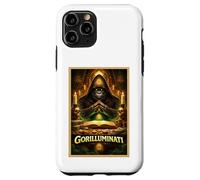Gorilla Funny Ape Animal Secret Parody Society Art Poster Case for iPhone 11 Pro