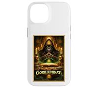 Gorilla Funny Ape Animal Secret Parody Society Art Poster Case for iPhone 14