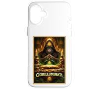 Gorilla Funny Ape Animal Secret Parody Society Art Poster Case for iPhone 16 Plus