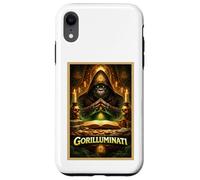 Gorilla Funny Ape Animal Secret Parody Society Art Poster Case for iPhone XR