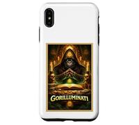 Gorilla Funny Ape Animal Secret Parody Society Art Poster Case for iPhone XS Max