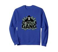 Gorilla Gang: Fierce Primate Crew for Nature Lovers Sweatshirt, Adult Unisex, Royal Blue, S