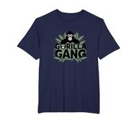 Gorilla Gang: Fierce Primate Crew for Nature Lovers T-Shirt, Men's Big and Tall, Navy, 3X Tall