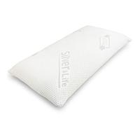 Gorilla Gesund Orthopaedic Neck Support Pillow Silver Neck - Viscoelastic Memory Foam Pillow with Silver & Life Cover - 70 x 34 cm - Height 13 cm