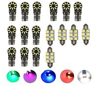 Gorilla Glow - Interior Full LED Bulb Light Kit White Blue Red Green Pink Purple compatible with BMW 5 SERIES E60 2001-2010 (Green)