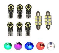 Gorilla Glow - Interior Full LED Bulb Light Kit White Blue Red Green Pink Purple compatible with BMW Z4 E89 2009-2016 (Blue)