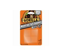 Gorilla Glue 1 in. Clear Mounting Tape Squares - 6 Piece & 24 Count