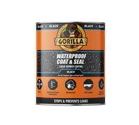 Gorilla Glue 114558 Waterproof Coat & Seal Liquid Rubber Coating Black 946ml