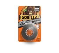GORILLA GLUE 3044201 1.5 m Heavy Duty Mounting Tape - Black
