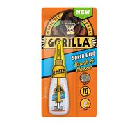 Gorilla Glue Gorilla Brush and Nozzle Super Glue 12g