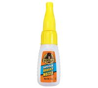 Gorilla Glue - 4044501 - Impact Tough Super Glue With Brush & Nozzle - 12g