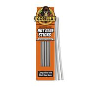 Gorilla Glue Gorilla Hot Glue Sticks (320 Sticks, 16 Pack) 203mm X 6.8mm - Clear Universal Adhesive For Crafts, Wood, Metal & Glass