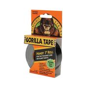 2xBlack Gorrila Glue Duck Duct Gaffa Gaffer Tape 25mmX9m Waterproof Cloth Strong