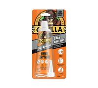 Gorilla Grab Adhesive 80Ml White Tube - 2 Pack - Waterproof, Heavy Duty Construction Glue For Instant Bonding