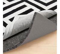 Gorilla Grip Felt and Natural Rubber Under Rug Pad, 1/4” Thick, 6x9 FT Protective Padding for Under Rugs, Cushioned Gripper Pads for Carpet Area Rugs, Runners, Hardwood Floors, Slip and Skid Resistant