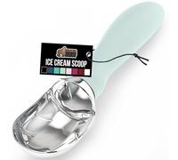 Gorilla Grip Large, Comfortable Handle, Heavy Duty Ice Cream Scoop, Professional Grade Scooper, Get Perfect Shape Scoops, Great for Spooning Frozen Hard Gelato and Sorbet, Cookie Dough, Melon, Mint