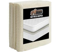 GORILLA GRIP Non Slip Mattress Gripper, Prevents Mattresses from Sliding and Holds Bed in Place, Pad Grips Beds, Sofa, Couch, Chair Cushions and Helps Keep Topper from Slipping, Easy Trim Pads, Twin