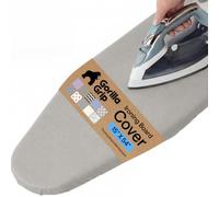 GORILLA GRIP Padded Ironing Board Cover, 15x54 Silver