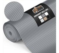 Gorilla Grip Ribbed Top Drawer and Shelf Liner, Non Adhesive Waterproof Roll, Durable and Strong Plastic Grip Liners for Drawers, Shelves, Kitchen Cabinets, Storage and Desks, 24 Inch x 30 FT, Gray