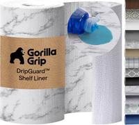 GORILLA GRIP Shelf Liner, Kitchen Drawer Protector, 17.5x240 Marble