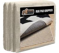 GORILLA GRIP Extra Strong Rug Pad Gripper, Grips Keep Area Rugs Safe and in Place, Thick, Slip and Skid Resistant Pads for Hard Floors Under Carpet Mat Cushion and Hardwood Floor Protection 2x6 FT