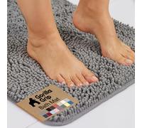 GORILLA GRIP Thick Soft Absorbent Chenille, Quick Dry Microfiber Bath Rug Mat 30x20, Rubber Backing Washable Shower Floor Rug, Bathmat Runner, US Designed Home Decor