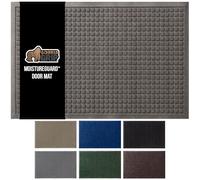 Gorilla Grip Ultra Absorbent Moisture Guard Doormat, Absorbs Up to 6 Cups of Water, Stain and Fade Resistant, Spiked Rubber Backing, All Weather Mats Capture Dirt, Indoor Outdoor, 47x35, Charcoal