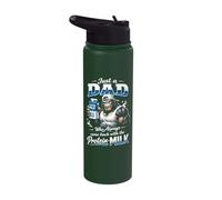Gorilla Gym Dad Who Always Came Back with The Protein Milk Stainless Steel Insulated Water Bottle