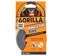 Gorilla Handy Roll Gorilla Tape Black 9m x 25mm