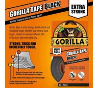 Gorilla Handy Roll Gorilla Tape Black 9m x 25mm