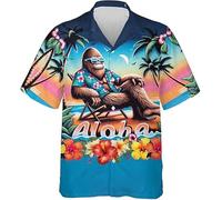 Gorilla Hawaiian Shirt Women's Men's Gorilla Animal 3D Printed Hawaii Shirt Summer Beach Short Sleeve Button Down Shirt
