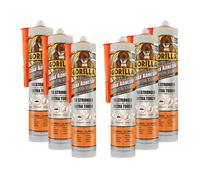 Gorilla Heavy Duty Grab Adhesive Crystal Clear 270ml (Pack of 6)